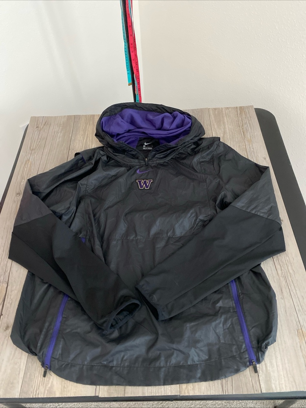 Washington Huskies Men’s Nike Vented Pullover Windbreaker Jacket Large - Picture 1 of 13